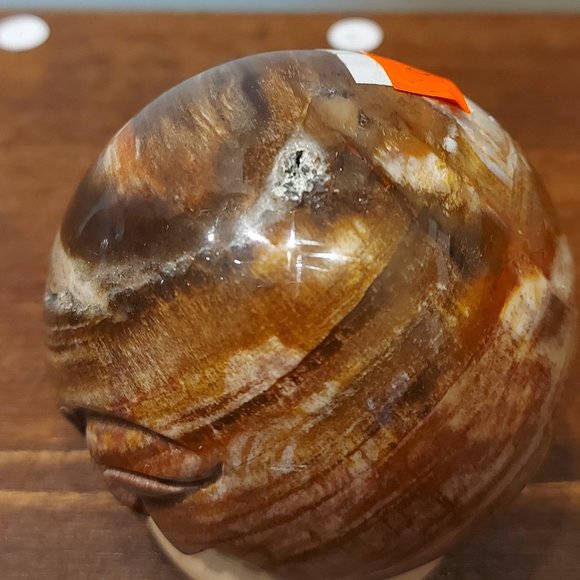 🔥 Sale 🔥 Chocolate Jasper Smiling Buddha Sphere - Final Price - Picture 11 of 11